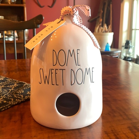 Rae Dunn Birdhouse with farm style lettering NWT